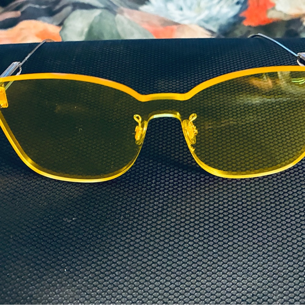 Vintage Dior Yellow Sunglasses
